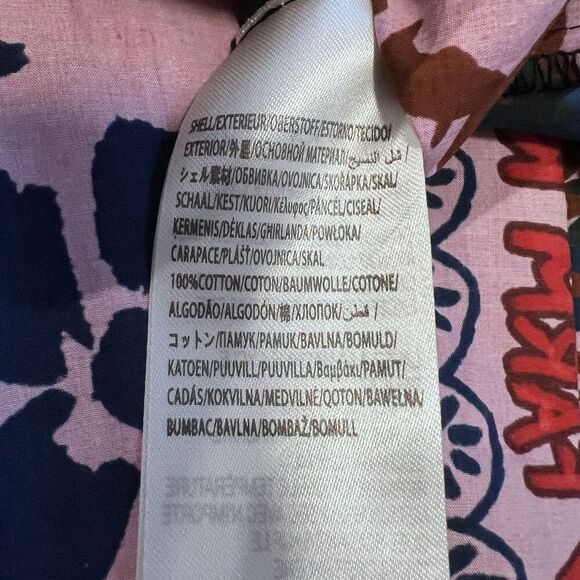 Farm Rio x Anthropologie Puff-Sleeve V Neck Midi Dress Size Small Floral New - Picture 12 of 14